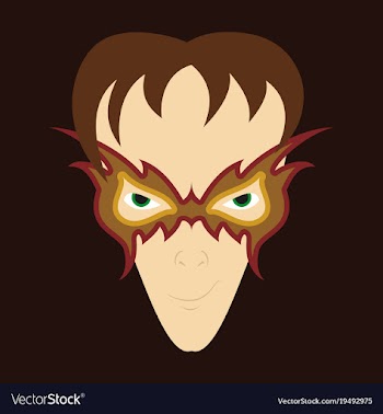 Superhero in action superhero character icon in vector image