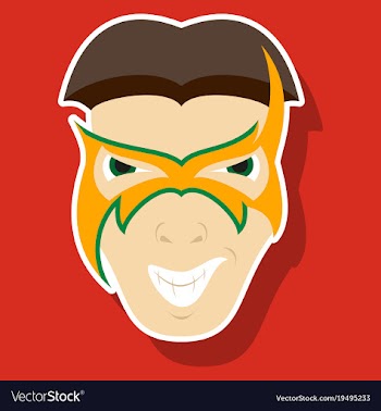 Superhero in action superhero character icon in vector image