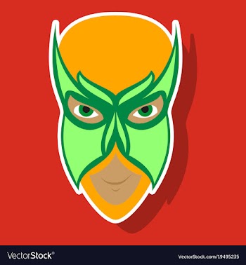 Superhero in action superhero character icon in vector image
