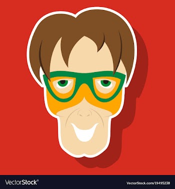 Superhero in action superhero character icon in vector image