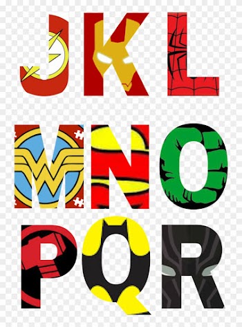 Superhero Lettering Printable - Free Printable Superhero Alphabet Letters