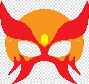 Superhero Mask Template Masquerade ball Halloween costume, mask transparent background PNG clipart