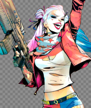 Superhero Pinups — Harley Quinn Transparent | Harleen Frances ...