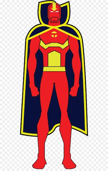 Superhero Red Tornado Character Drawing - tornado 