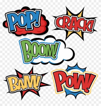 Superhero Word Cutouts Superhero Words Svg Cutting - Super Hero Words Png