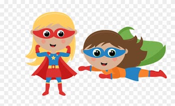Superheroes - Girl Superhero Clipart
