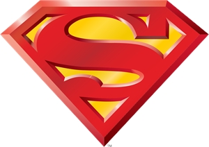 Superman 3D Logo Vector