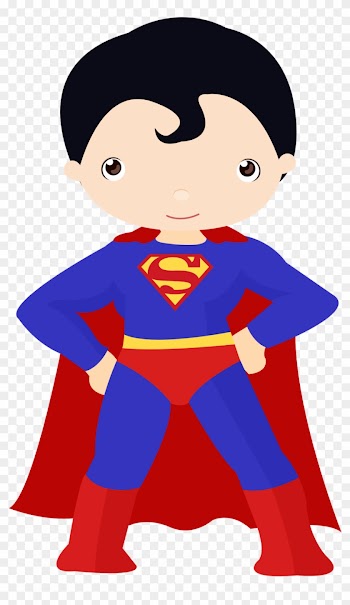 Superman Clipart Little Boy - Superman Baby Png