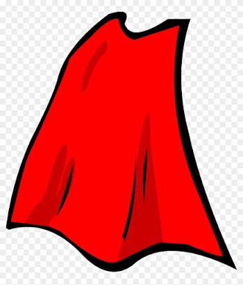 Superman Superhero Cape Clip Art - Super Hero Cape Clipart