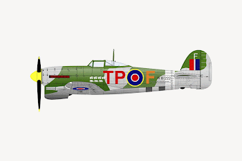 Supermarine spitfire clipart illustration psd. | Free PSD - rawpixel