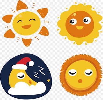 Supermoon Euclidean vector Smile - Squint smiling little sun 