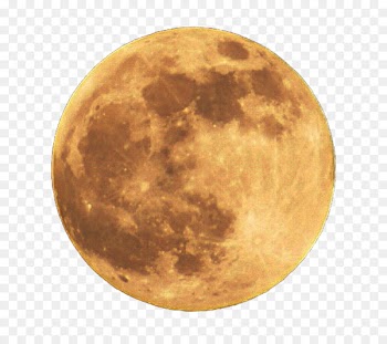 Supermoon Full moon Clip art - Realistic golden moon poster decoration 