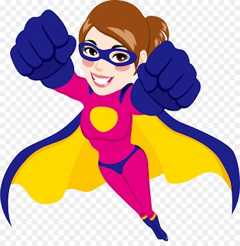 Superwoman Superhero Cartoon Female - The flying superman 