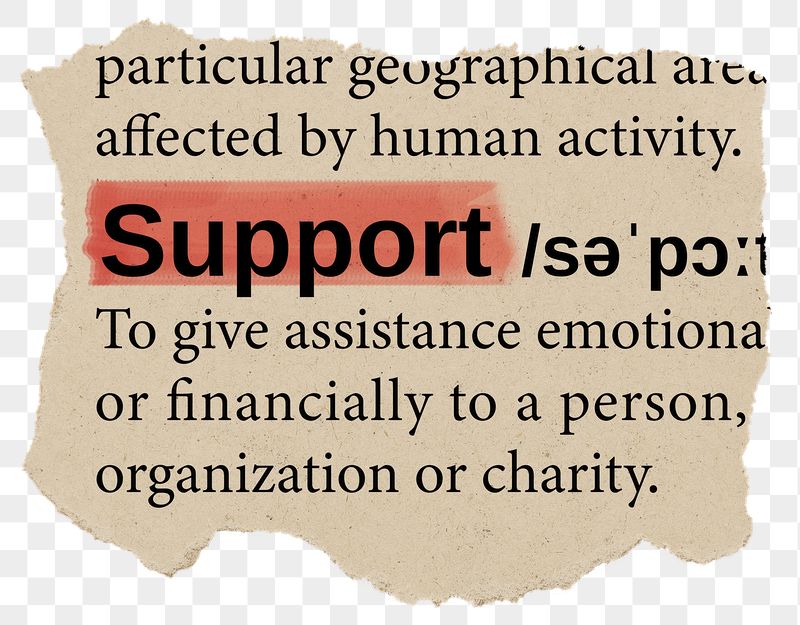 Support png dictionary word sticker, | Free PNG - rawpixel