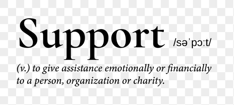 Support png dictionary word sticker, | Free PNG - rawpixel