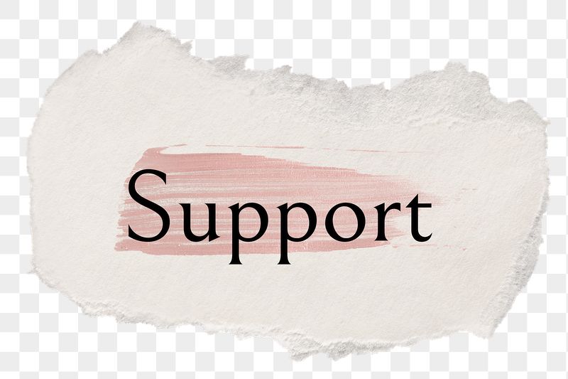 Support png word sticker typography, | Free PNG - rawpixel
