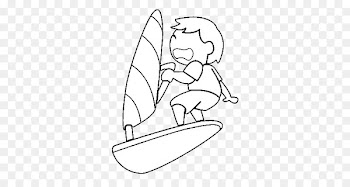 Surfboard Surfing Drawing Sports Coloring book -  