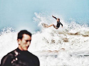 surfing man