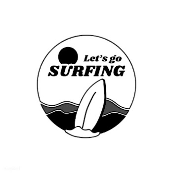 Surfing retro badge | Free stock vector - 592665