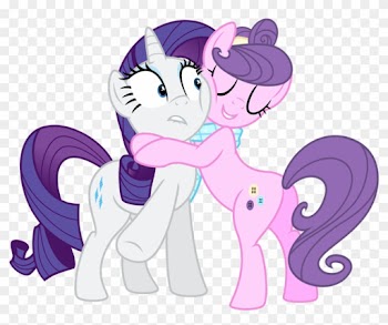 Suri Hugging Rarity By Jeatz-axl - Starlight Baby My Little Pony