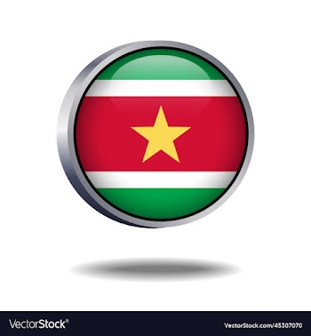 suriname flag button