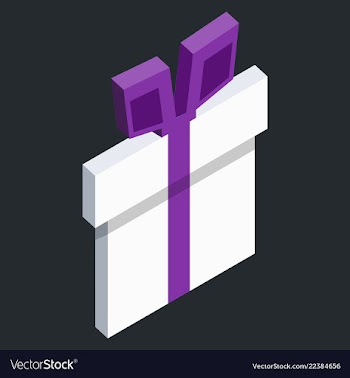 Surprise gift box vector image