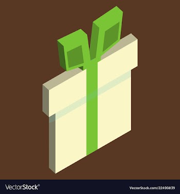 Surprise gift box vector image