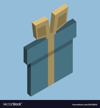 Surprise gift box vector image