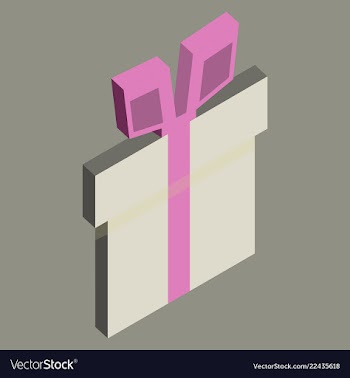 Surprise gift box vector image
