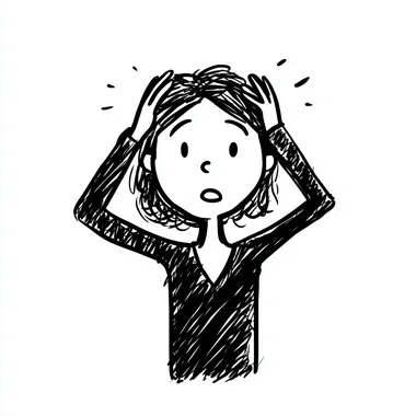 Surprised Female Stick Figure Cartoon Surprised Female Stick Figure Cartoon