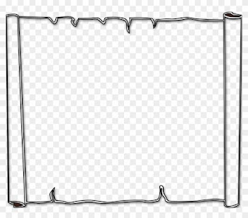 Surprising Paper Borders Clip Art Medium Size - Black &amp; White Frame