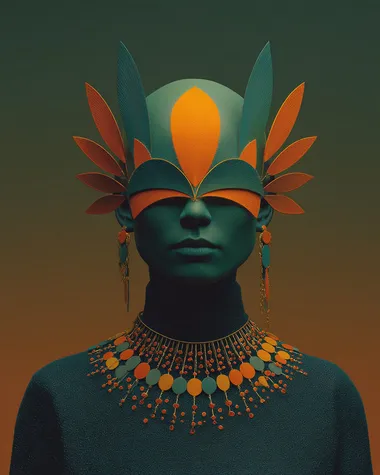 Surreal Avant-Garde Fashion Portrait Surreal Avant-Garde Fashion Portrait