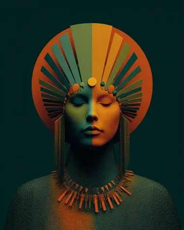 Surreal Avant-Garde Fashion Portrait Surreal Avant-Garde Fashion Portrait