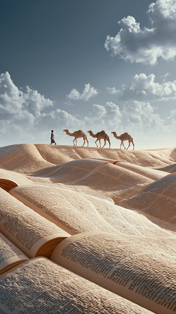 Surreal Desert of Books