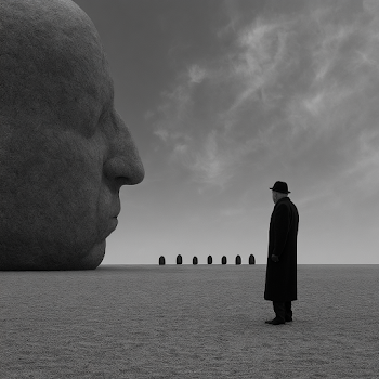 Surreal Encounter with the Monolithic Figure