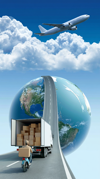 Surreal Global Logistics Journey