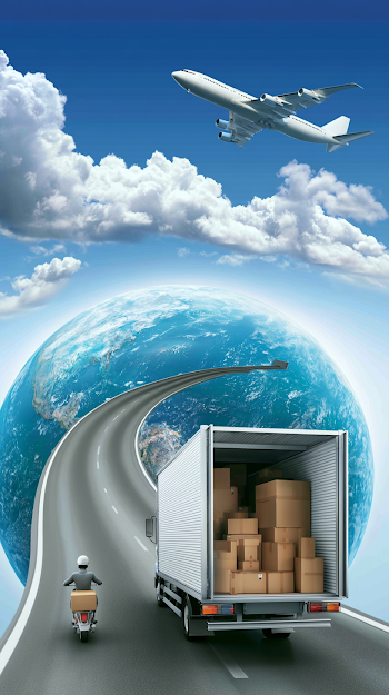Surreal Global Logistics Journey
