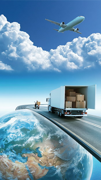 Surreal Global Logistics Journey