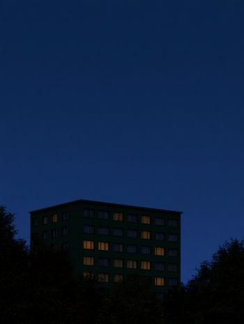 Surreal Space at Dusk