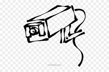Surveillance Cameras Royalty Free Vector Clip Art Illustration - Clip Art