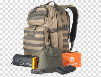 Survival Backpack PNG Image Transparent