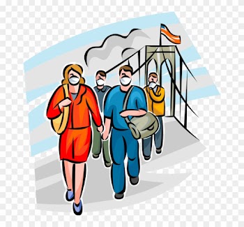 Survivors Of The Wtc Attacks Royalty Free Vector Clip - Evacuating People Clip Art
