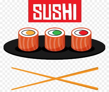 Sushi Japanese Cuisine Fish Clip art - Vector sushi illustration 