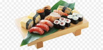Sushi Japanese Cuisine Fusion cuisine Sashimi California roll - Sushi PNG image 