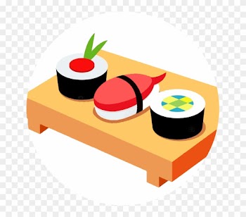 Sushi Japanese Cuisine - Japanese Food Clip Art