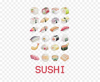 Sushi Japanese Cuisine Sashimi Ramen Drawing - Sushi 