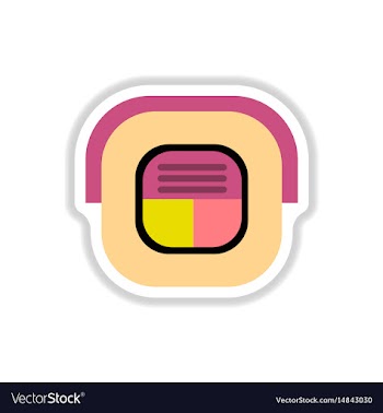 Sushi roll piece japanese food sushi roll with vector image
