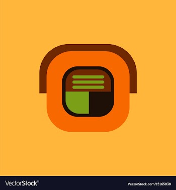 Sushi roll piece japanese food sushi roll with vector image