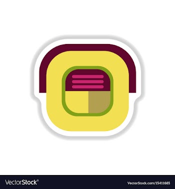 Sushi roll piece japanese food sushi roll with vector image