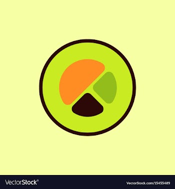 Sushi roll piece japanese food sushi roll with vector image